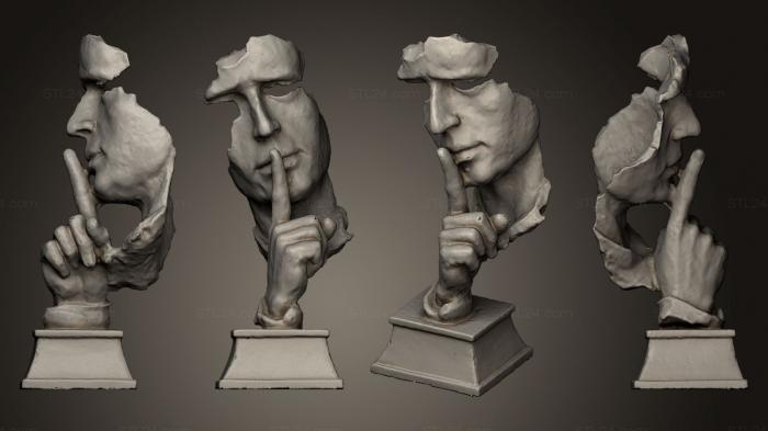 Статуэтки и статуи разные (Шуууут, STKR_0673) 3D модель для ЧПУ станка